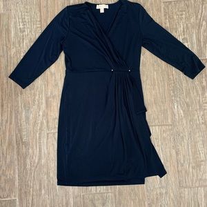 MICHAEL Michael Kors Faux Wrap Jersey Dress